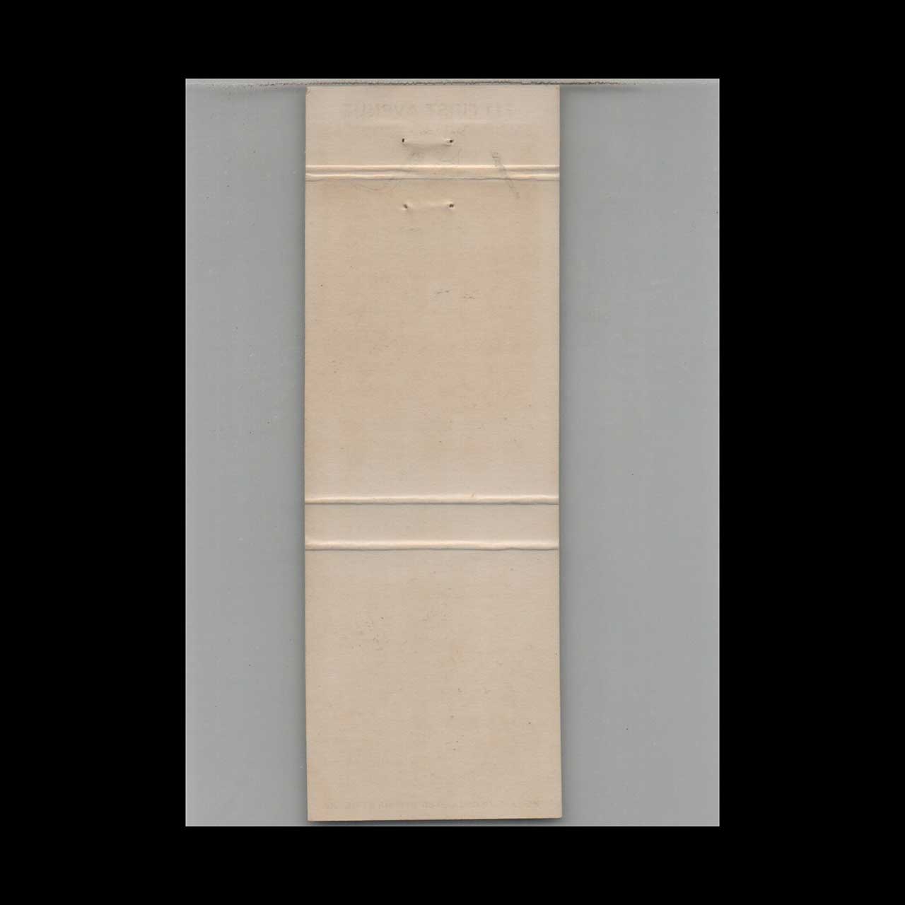 Docs Three Coins Restaurant Matchbook Cover Evansville IN Docs Three Coins Restaurant Matchbook Cover Evansville IN