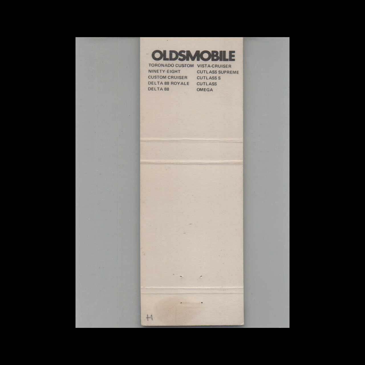 1974 Oldsmobile Dealer Matchbook Cover Myerstown PA 1974 Oldsmobile Dealer Matchbook Cover Myerstown PA