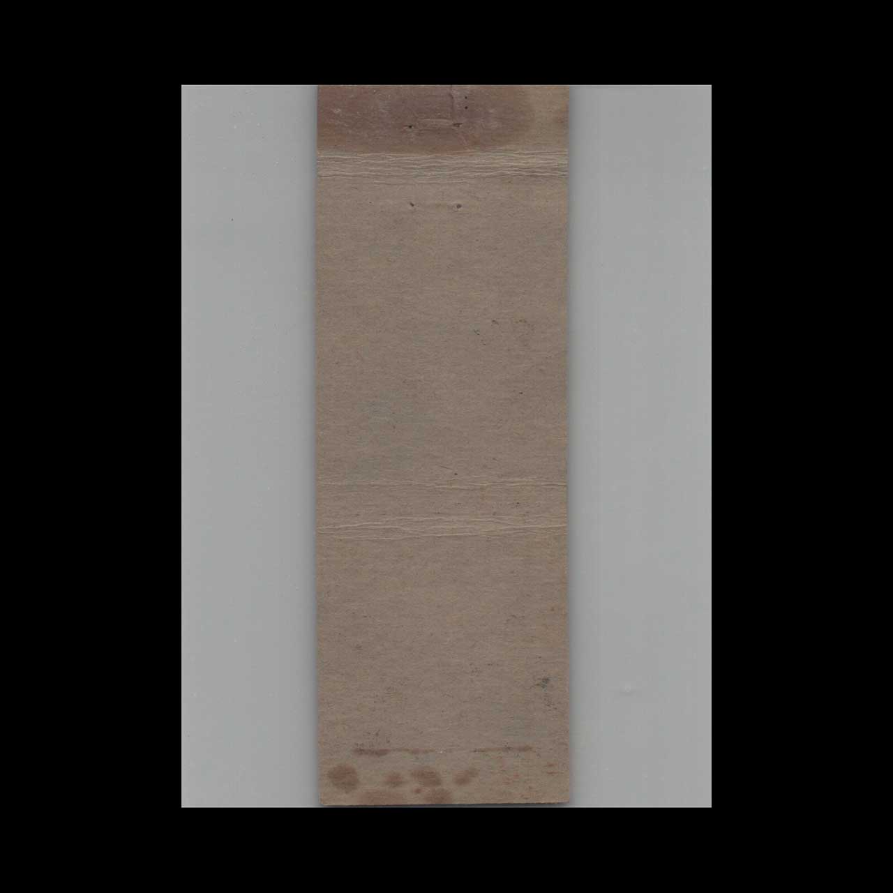 Think Work & Talk Safety Matchbook Cover Think Work & Talk Safety Matchbook Cover