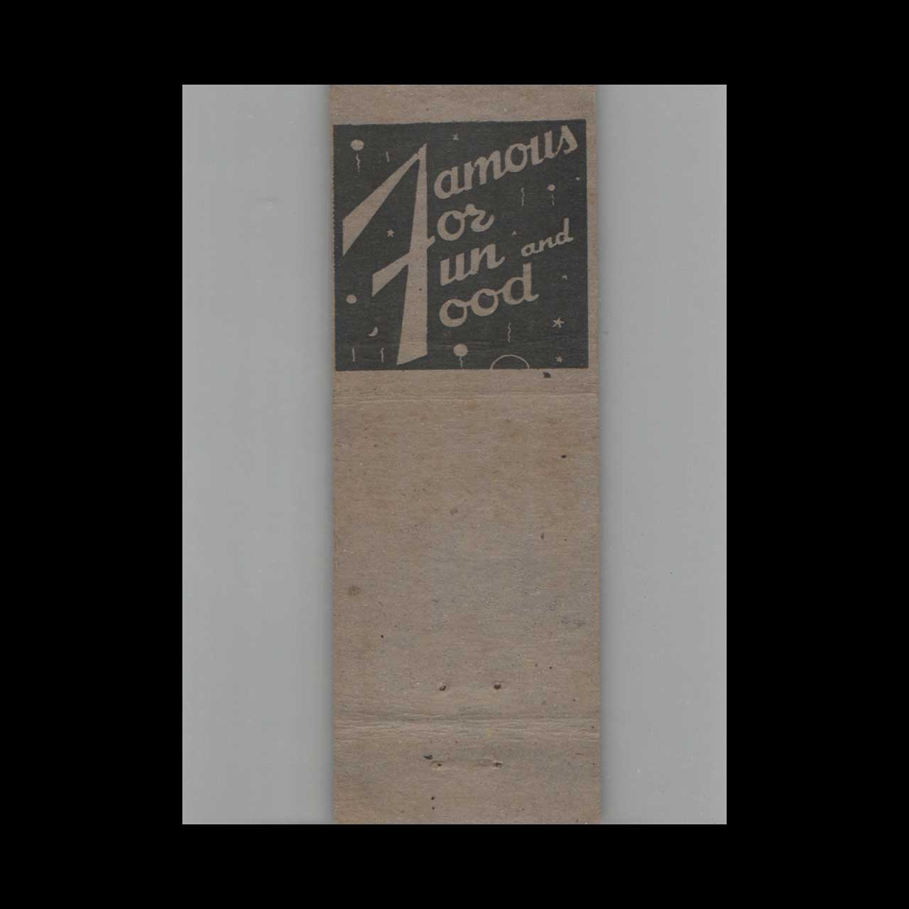 Matchbook Cover Merry Go Round Bar Indianapolis IN Matchbook Cover Merry Go Round Bar Indianapolis IN