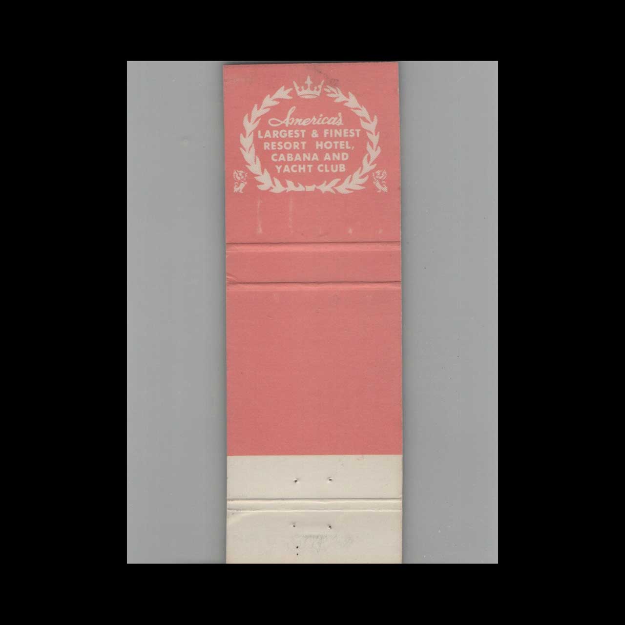 Matchbook Cover La Ronde Miami Beach FL Matchbook Cover La Ronde Miami Beach FL