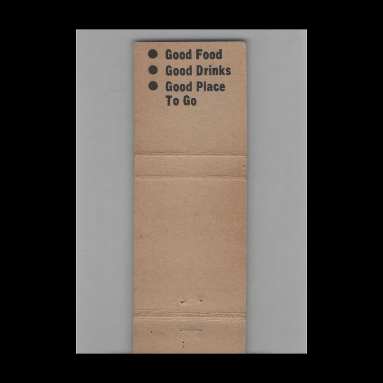New Villa Restaurant La Crosse WI Matchbook Cover New Villa Restaurant La Crosse WI Matchbook Cover