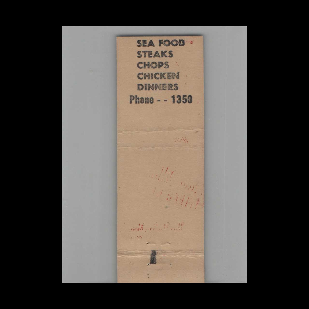 New Villa Nite Club La Crosse WI Matchbook Cover New Villa Nite Club La Crosse WI Matchbook Cover