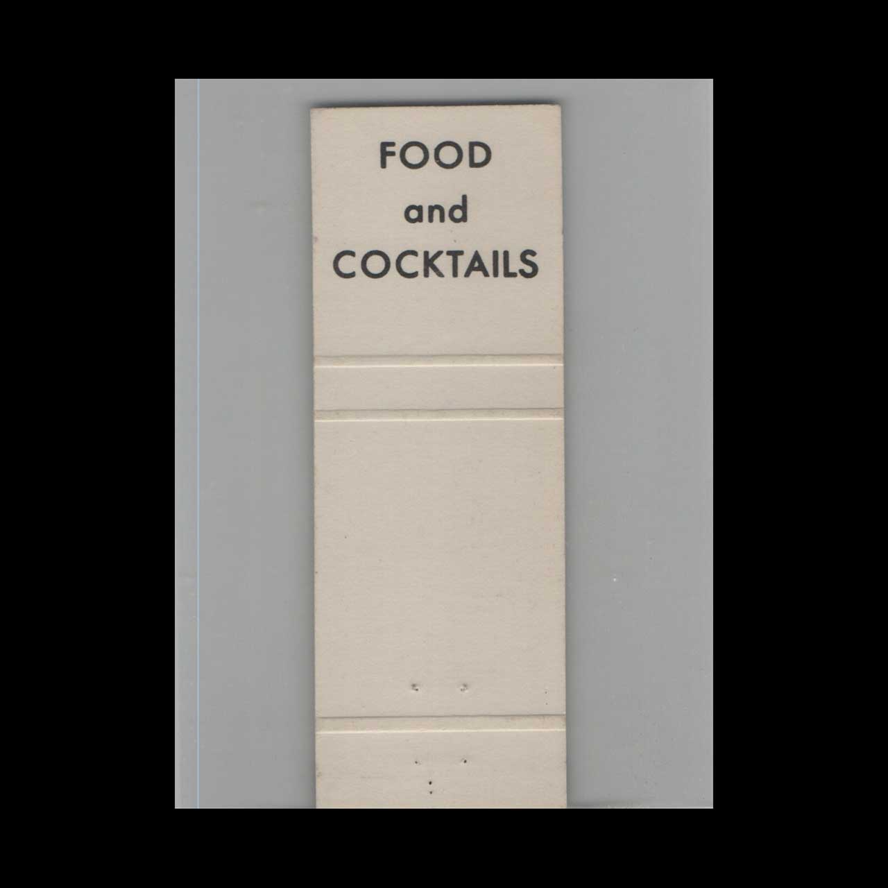 New Villa Restaurant La Crosse WI Matchbook Cover New Villa Restaurant La Crosse WI Matchbook Cover