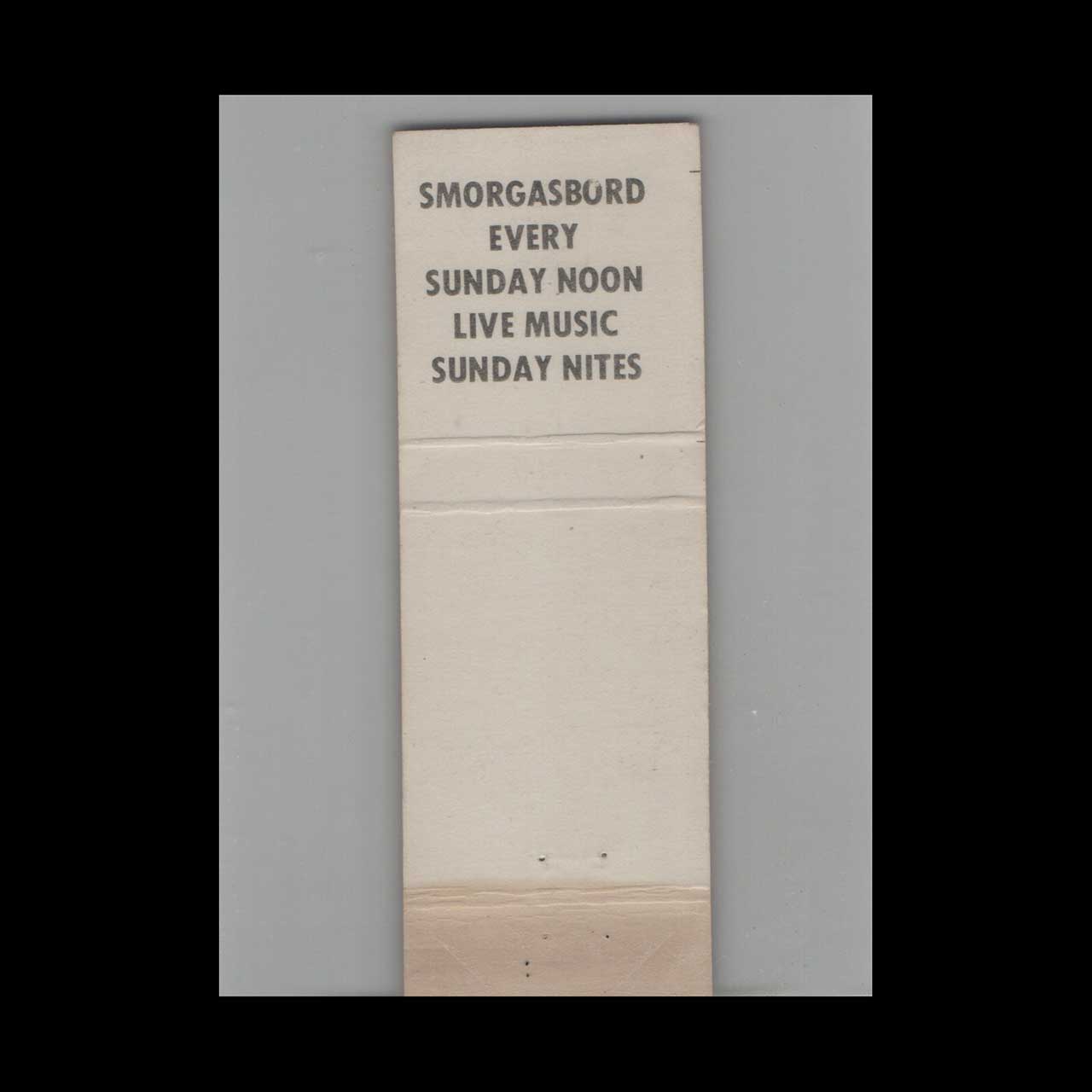 The New Town House Ormsby MN Matchbook Cover The New Town House Ormsby MN Matchbook Cover