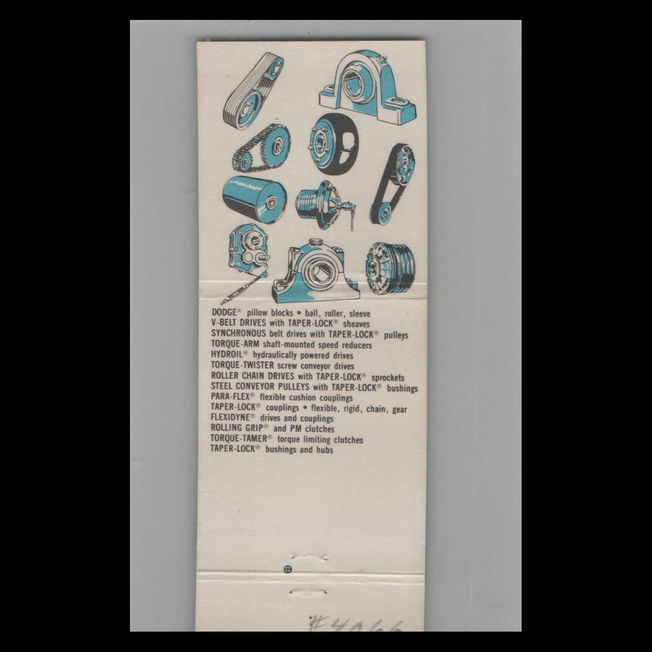 Dodge Transmissions Matchbook Cover Horsford Bros San Jose Dodge Transmissions Matchbook Cover Horsford Bros San Jose