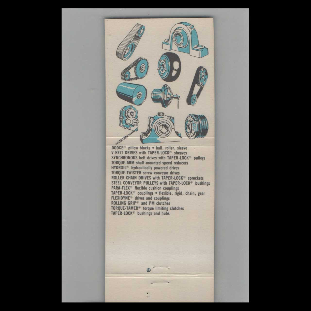 Dodge Transmissions Matchbook Cover Austin TX Dodge Transmissions Matchbook Cover Austin TX