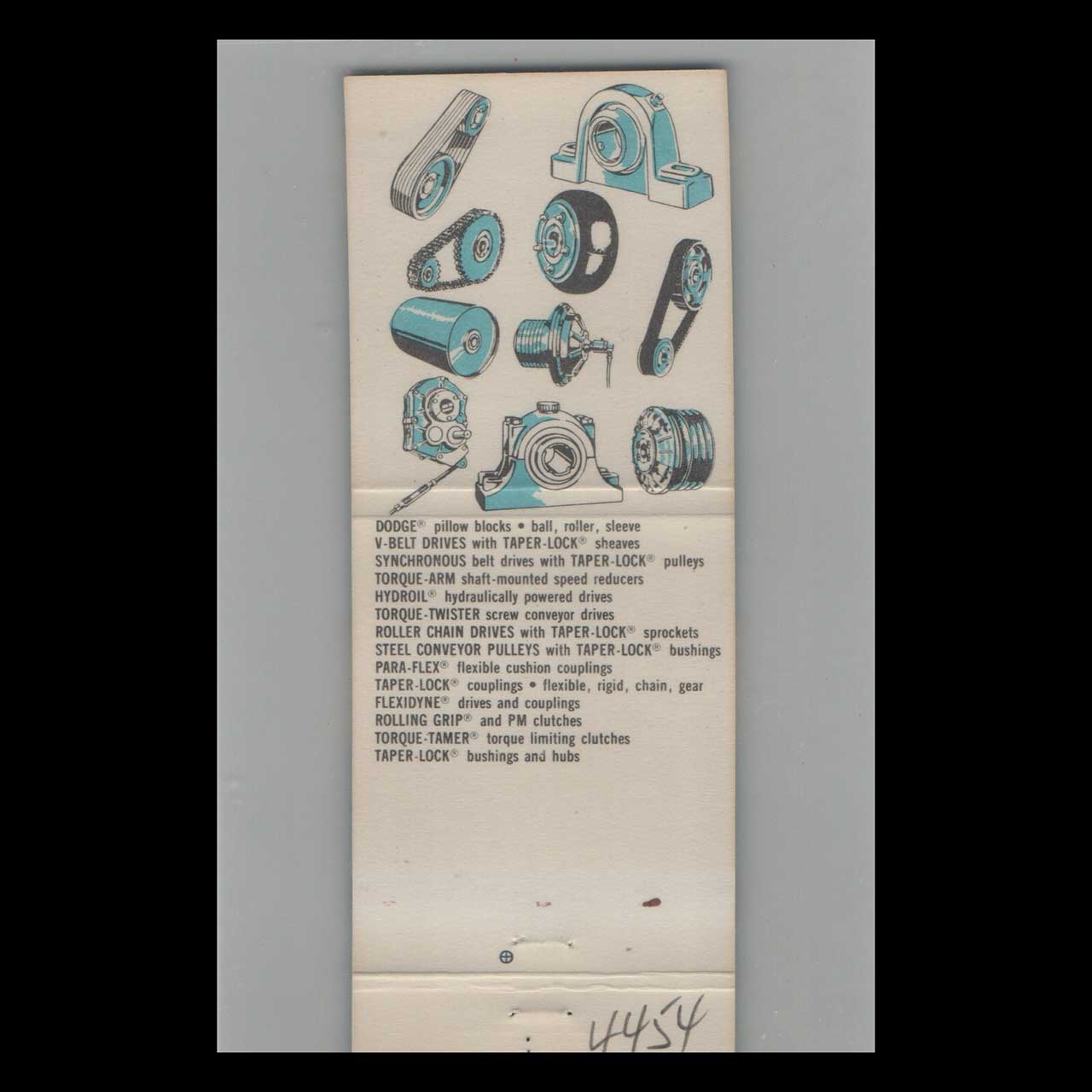 Dodge Transmissions Matchbook Cover Big Sandy Electric KY Dodge Transmissions Matchbook Cover Big Sandy Electric KY