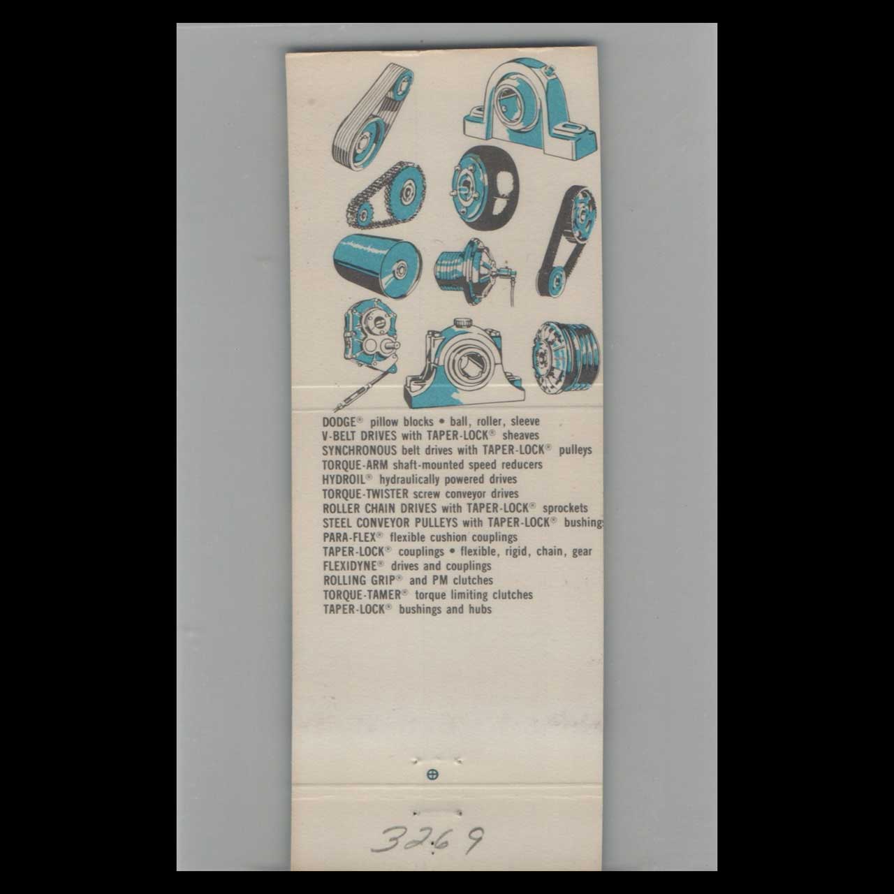 Dodge Transmissions Matchbook Cover Fort Smith AR Dodge Transmissions Matchbook Cover Fort Smith AR