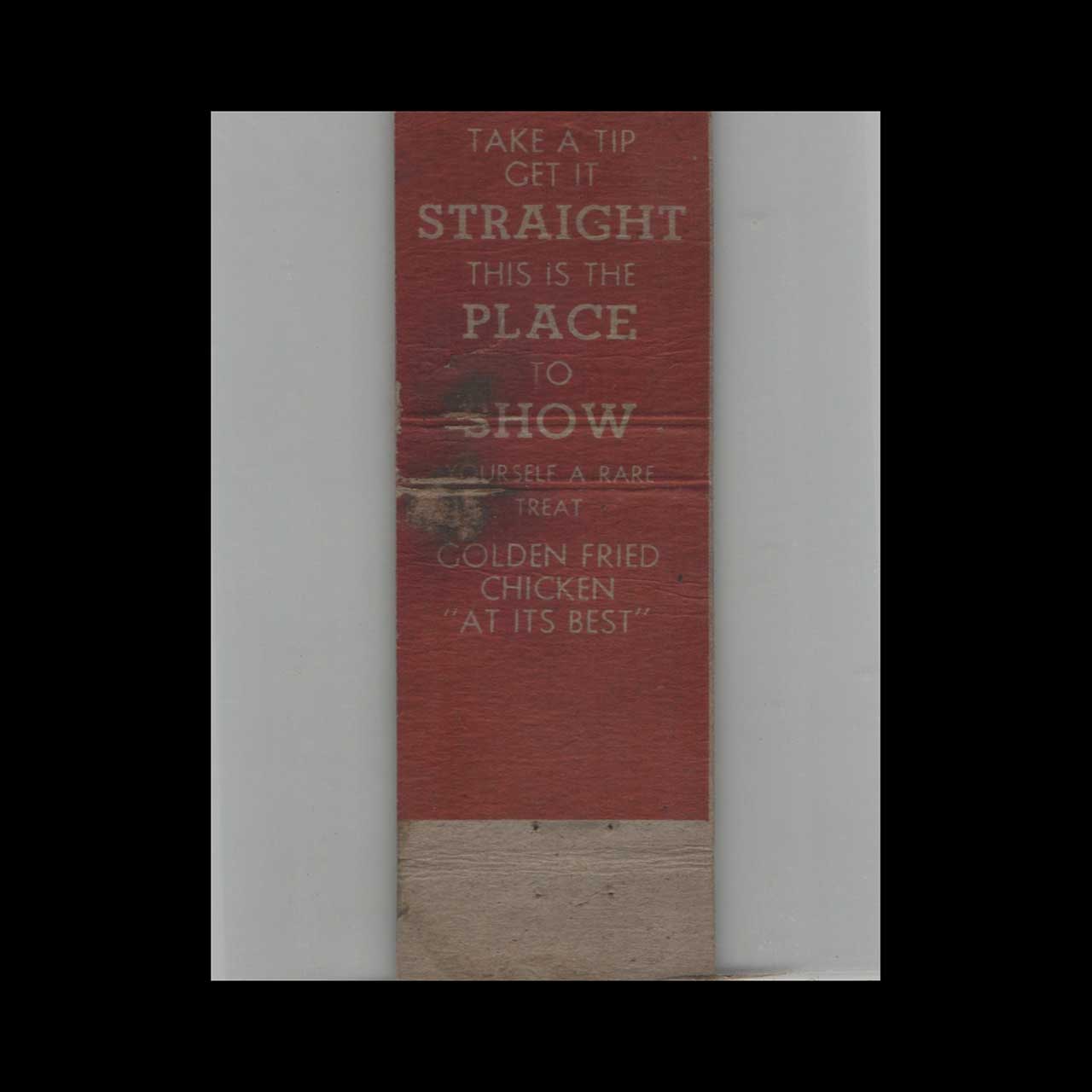 Matchbook Cover Pickin Chicken Miami Beach FL Matchbook Cover Pickin Chicken Miami Beach FL