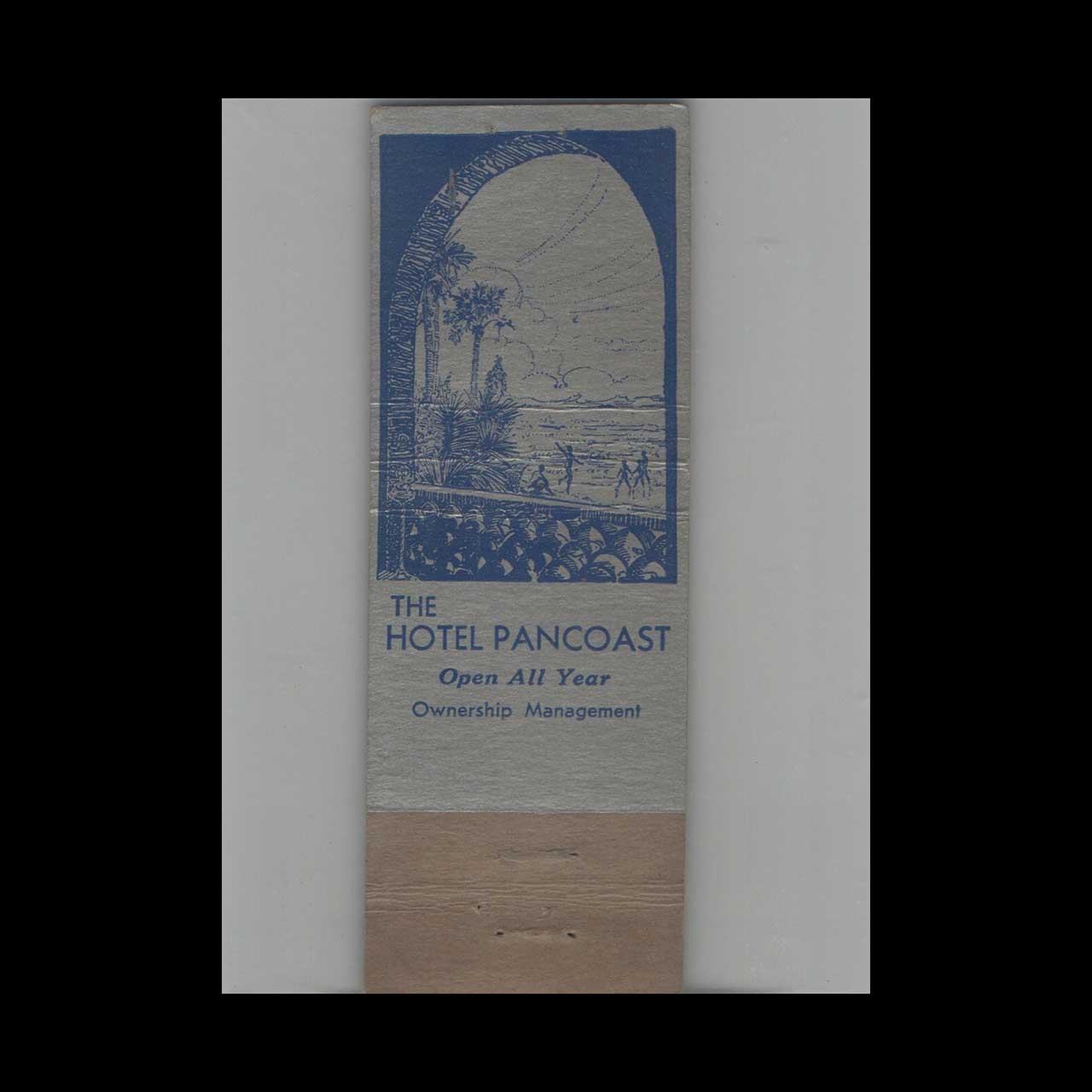 Matchbook Cover Hotel Pancoast Miami Beach FL Matchbook Cover Hotel Pancoast Miami Beach FL