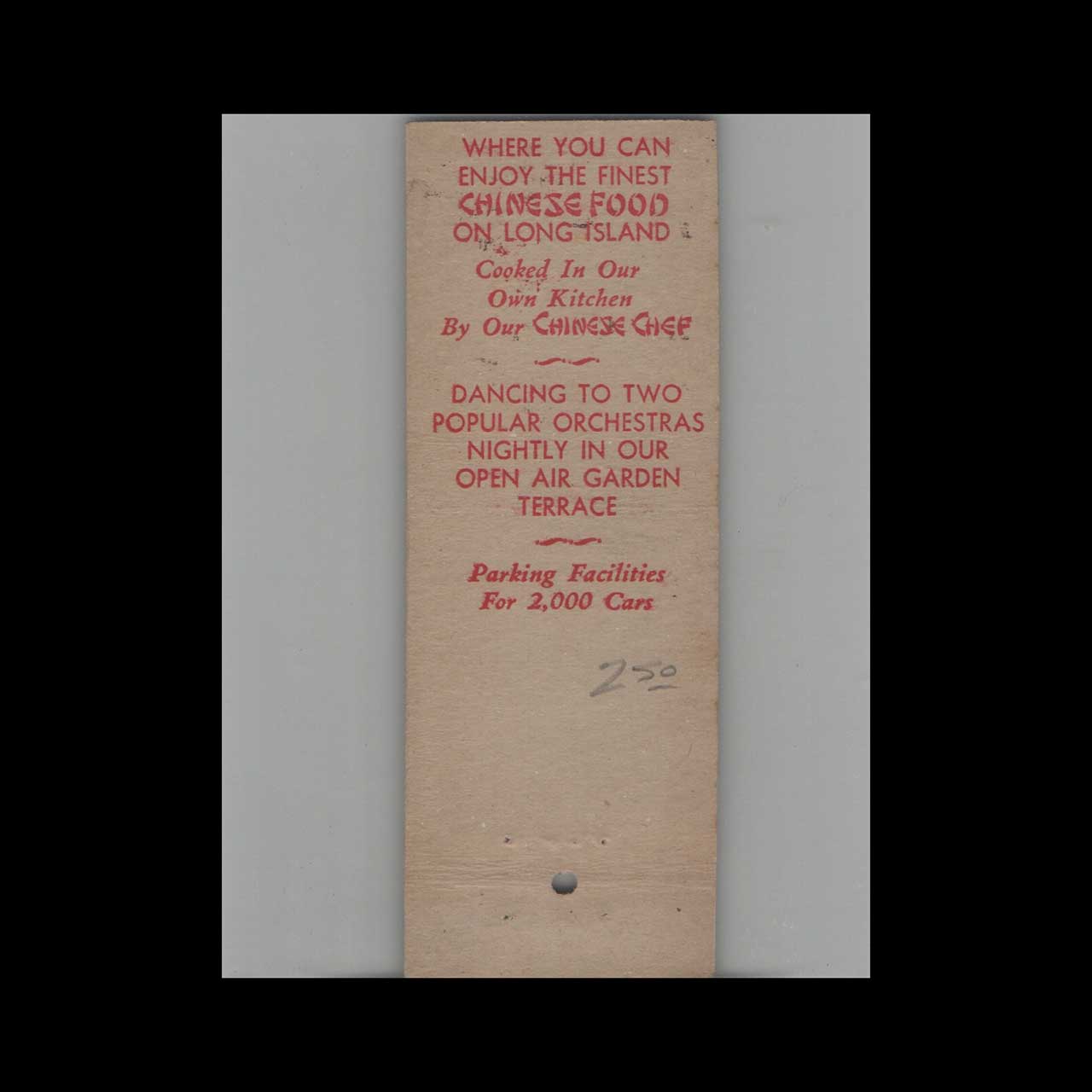 Matchbook Cover Roadside Rest Miami Beach FL #3 Matchbook Cover Roadside Rest Miami Beach FL #3