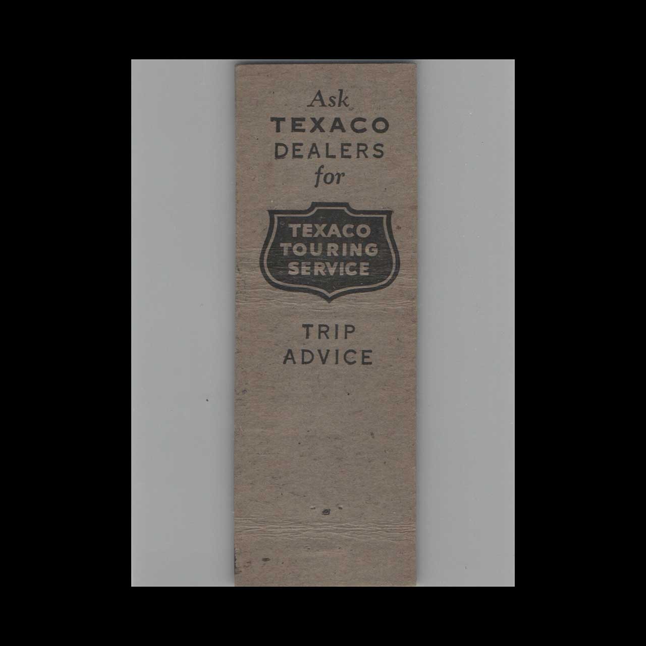 Texaco Station Tripletts Service Wyoming MN Matchbook Cover Texaco Station Tripletts Service Wyoming MN Matchbook Cover