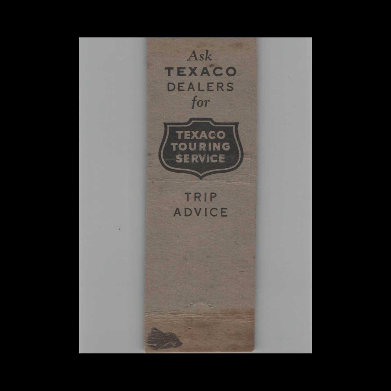Texaco Station Matchbook Cover Arleighs Amherst WI Texaco Station Matchbook Cover Arleighs Amherst WI