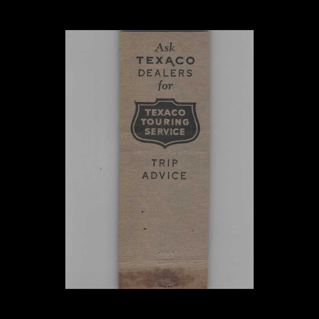 Texaco Station WP Hedge Henderson TX Matchbook Cover Texaco Station WP Hedge Henderson TX Matchbook Cover