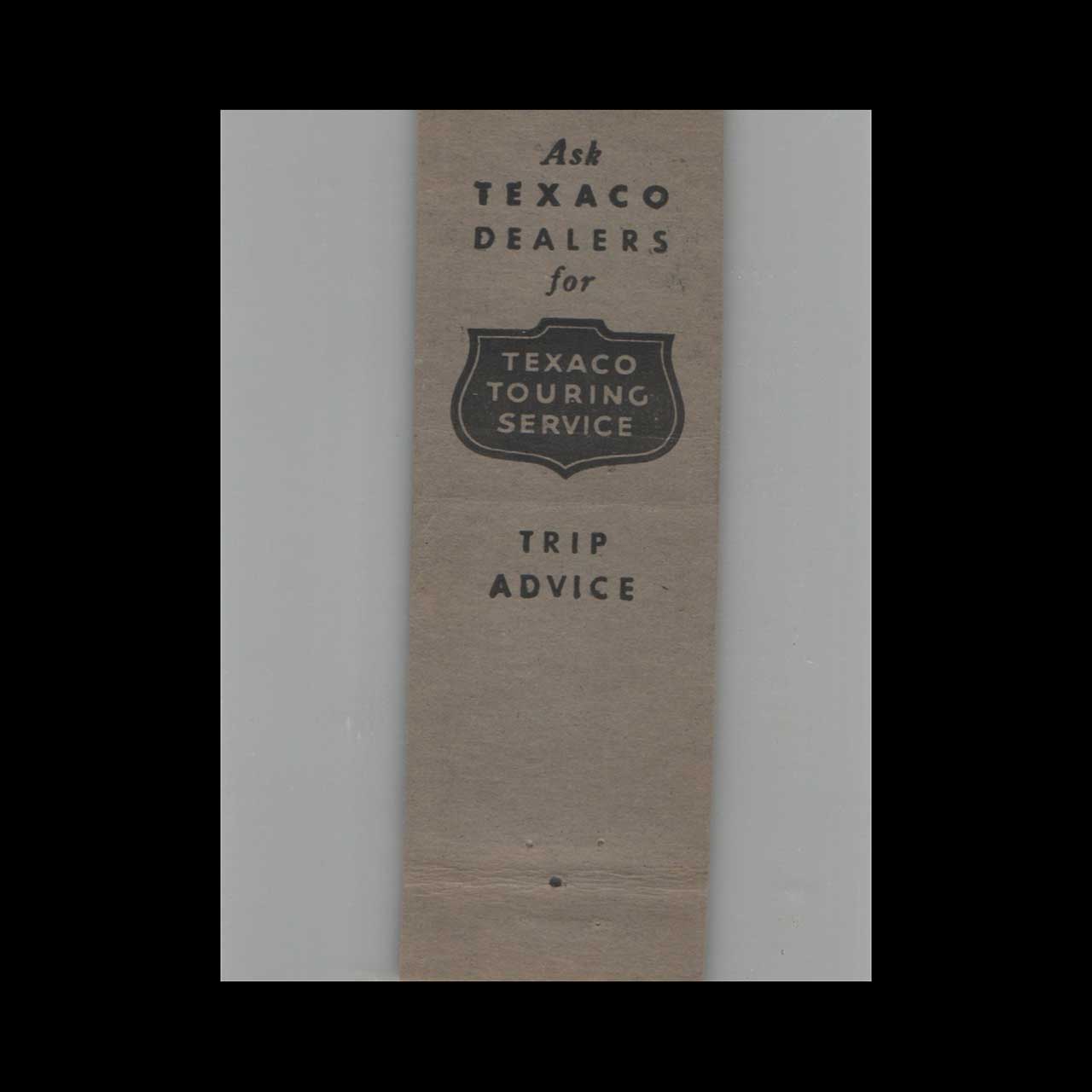 Texaco Station Oles Woodburn OR Matchbook Cover Texaco Station Oles Woodburn OR Matchbook Cover