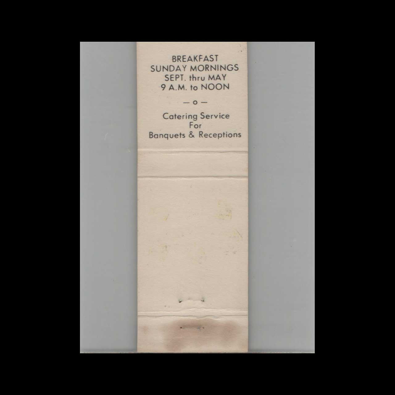 Friendship Hook & Ladder Co Boyertown PA Matchbook Cover Friendship Hook & Ladder Co Boyertown PA Matchbook Cover