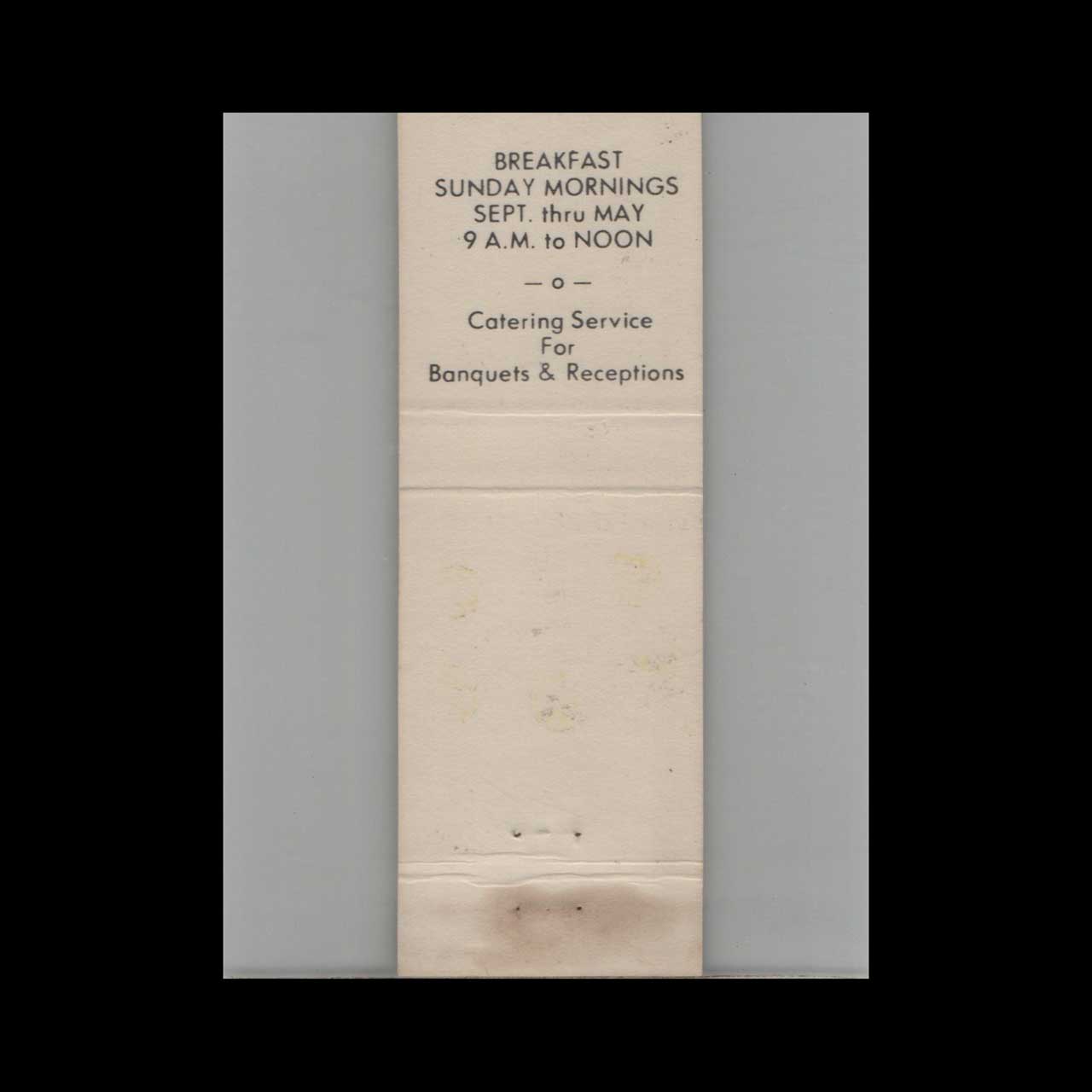 Friendship Hook & Ladder Co Boyertown PA Matchbook Cover Friendship Hook & Ladder Co Boyertown PA Matchbook Cover