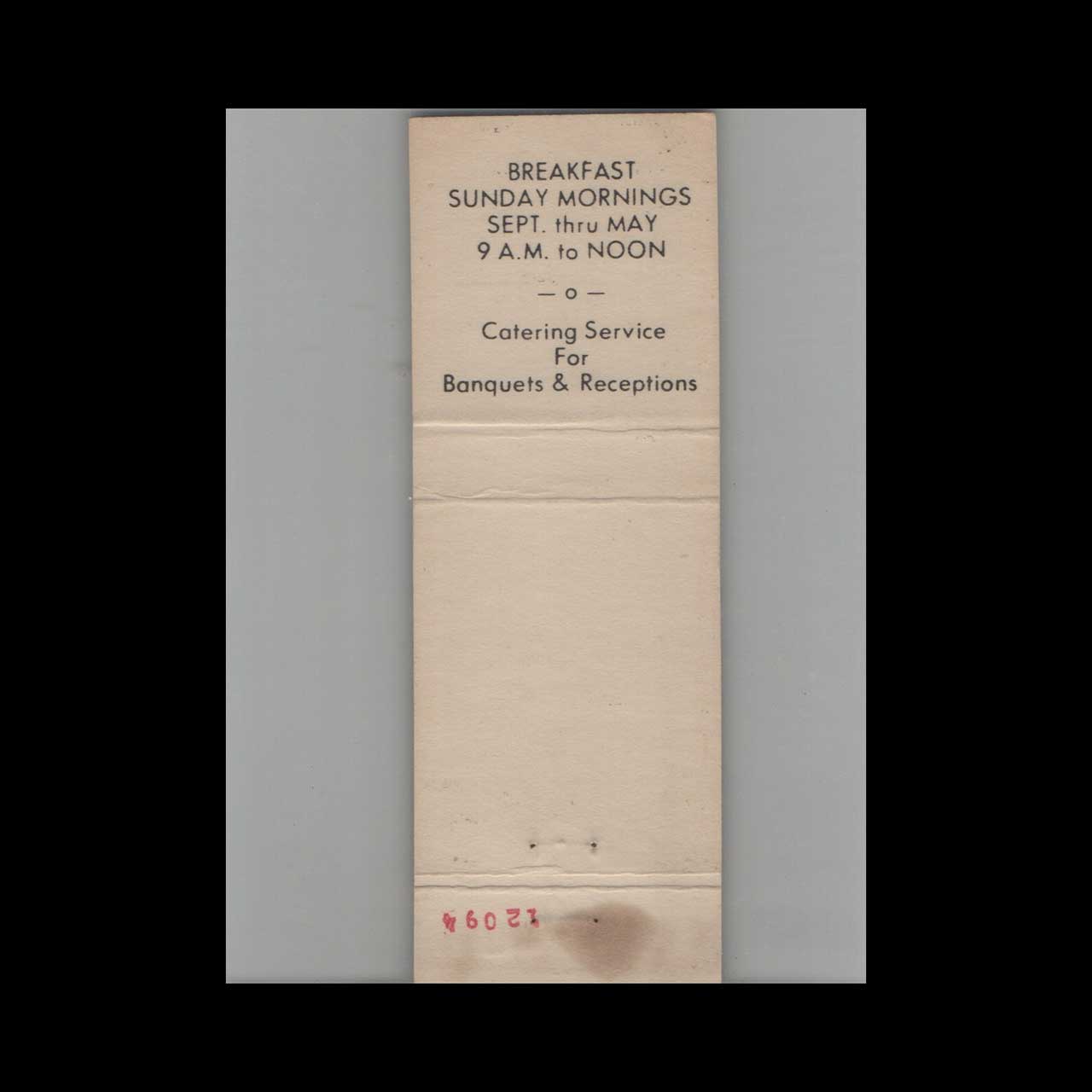 Friendship Hook & Ladder Co Boyertown PA Matchbook Cover Friendship Hook & Ladder Co Boyertown PA Matchbook Cover