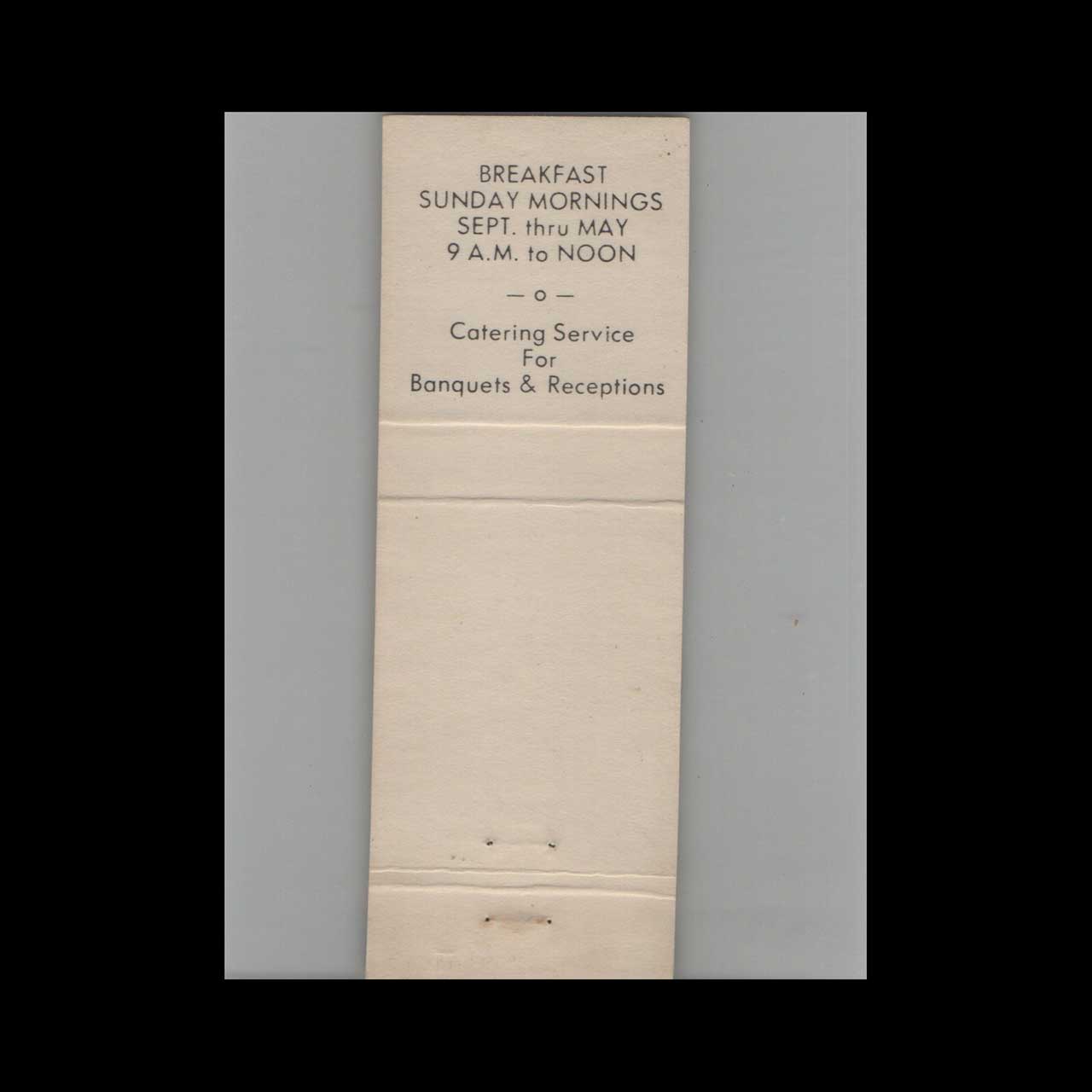 Friendship Hook & Ladder Co Boyertown PA Matchbook Cover Friendship Hook & Ladder Co Boyertown PA Matchbook Cover