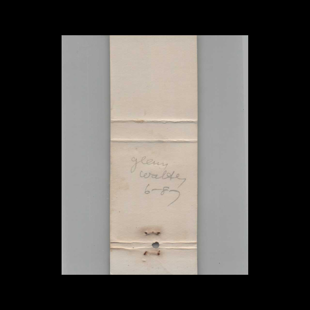 Matchbook Cover Green Head Forge Stonington ME Matchbook Cover Green Head Forge Stonington ME