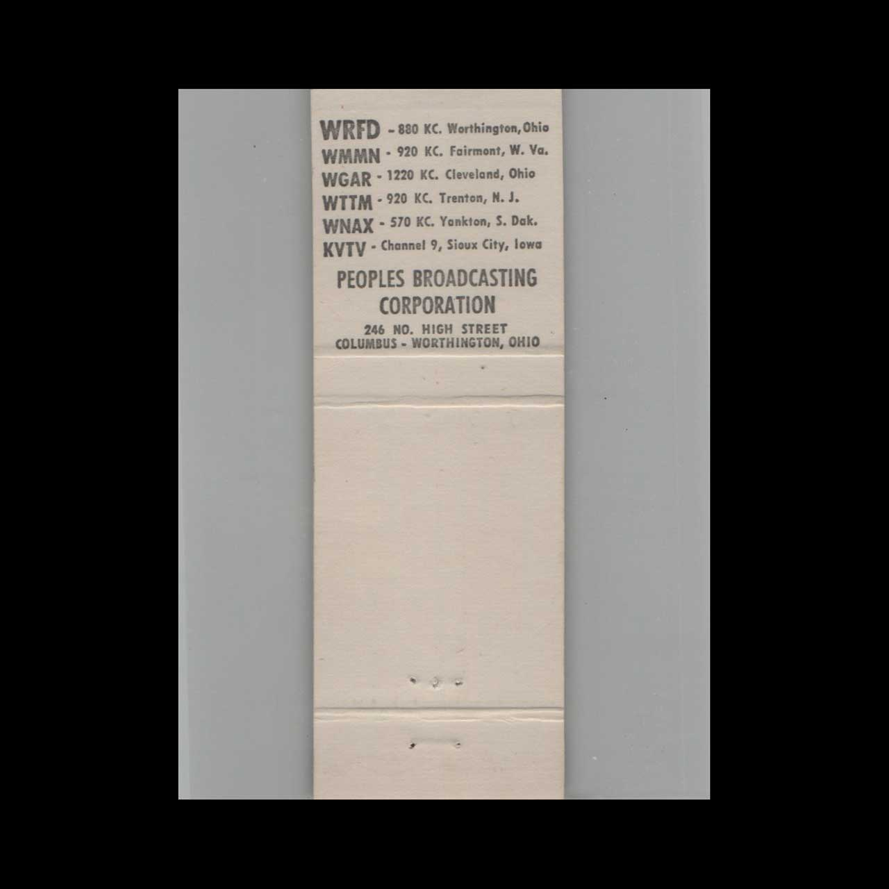 Matchbook Cover Green Meadows Country Inn Worthington OH Matchbook Cover Green Meadows Country Inn Worthington OH