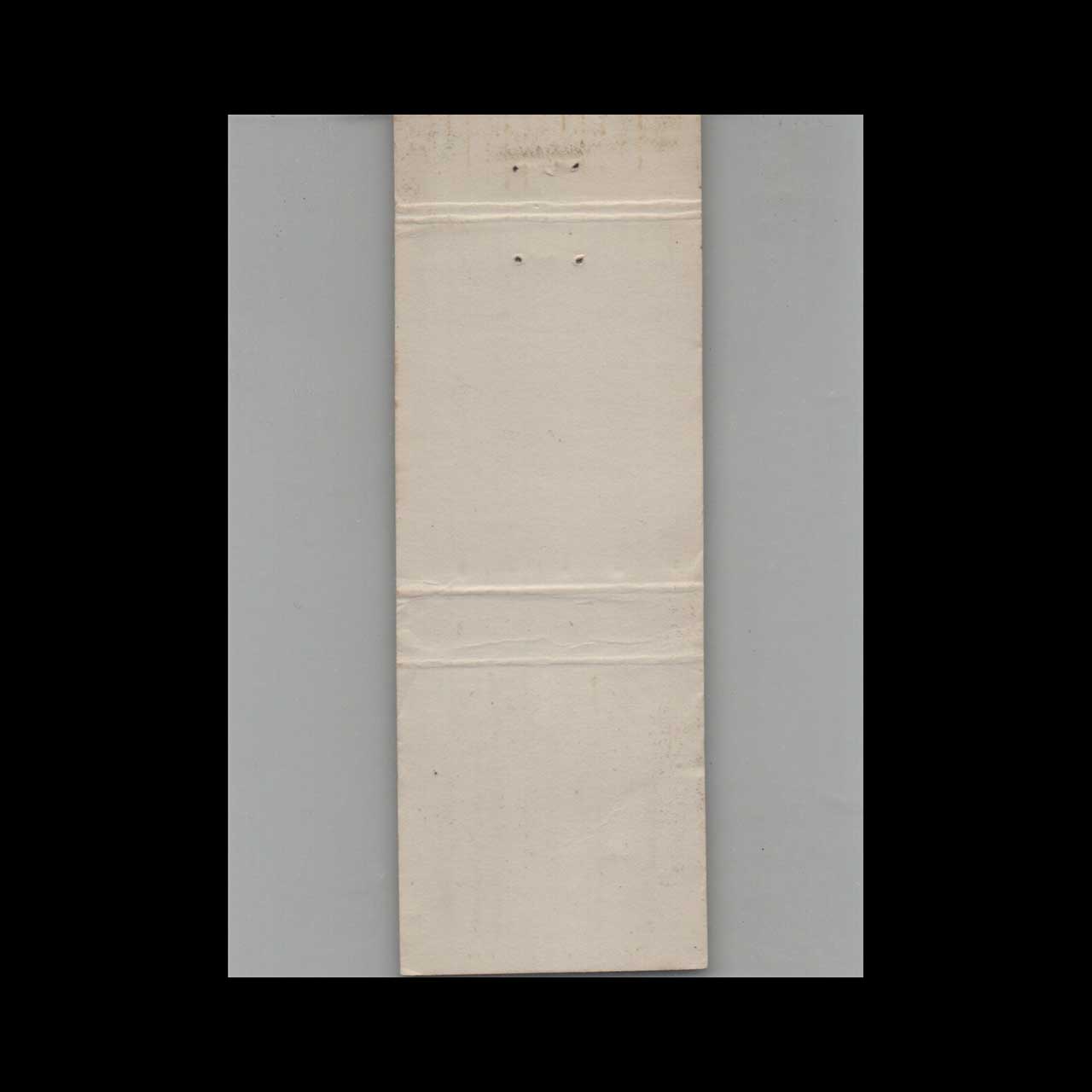 Hub Cafe Moorcroft WY Matchbook Cover Hub Cafe Moorcroft WY Matchbook Cover