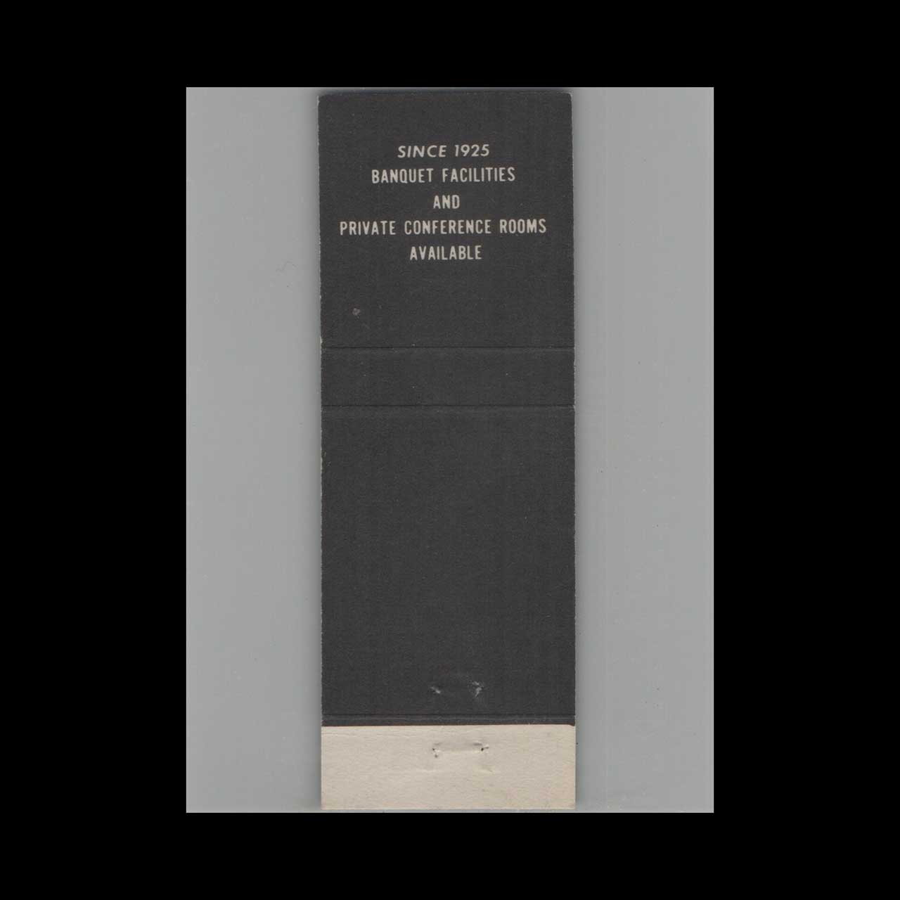 Aliotos Restaurant San Francisco Matchbook Cover Aliotos Restaurant San Francisco Matchbook Cover