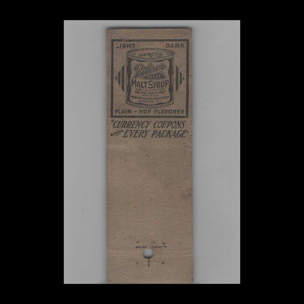 Tango Root Beer Extract Matchbook Cover Tango Root Beer Extract Matchbook Cover