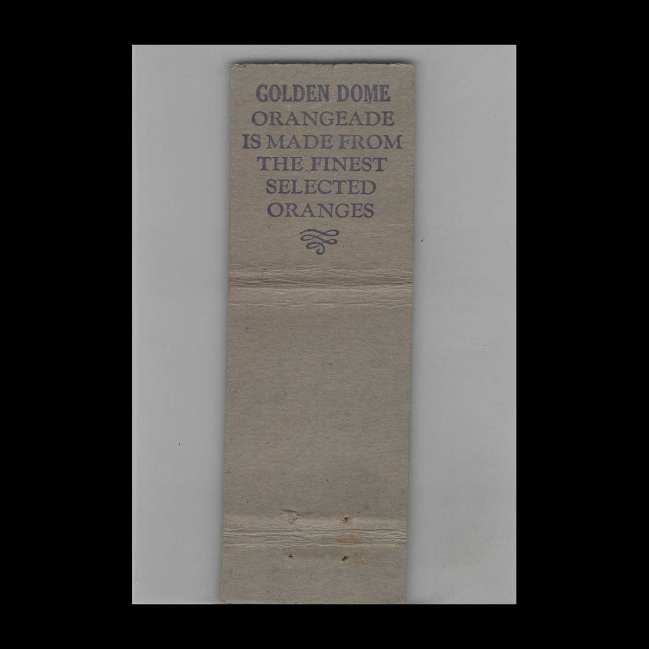 Full Length Matchbook Cover Fenway Pale Ginger Ale Boston MA Full Length Matchbook Cover Fenway Pale Ginger Ale Boston MA