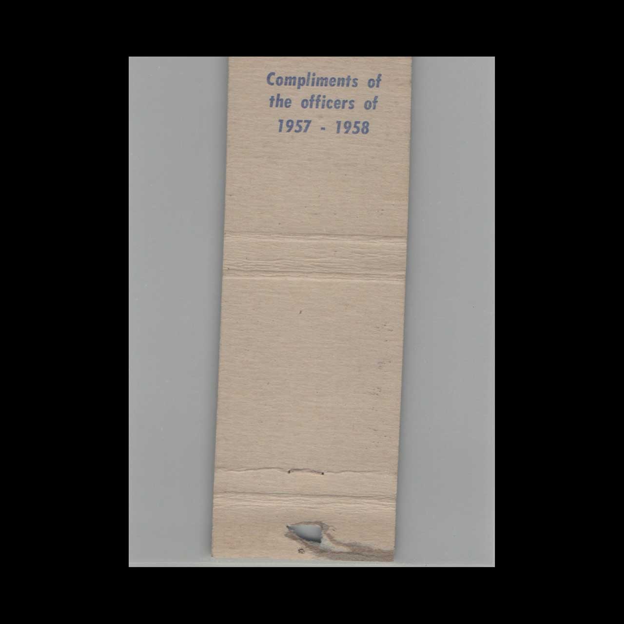 BPOE Elks Club 1965 Hastings MI Matchbook Cover BPOE Elks Club 1965 Hastings MI Matchbook Cover