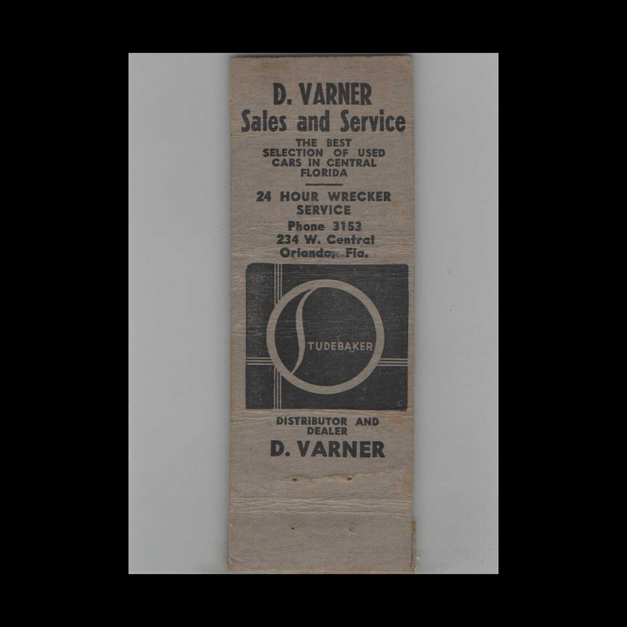 Al Huppel Auto Lite Matchbook Cover Central Ave IL Al Huppel Auto Lite Matchbook Cover Central Ave IL