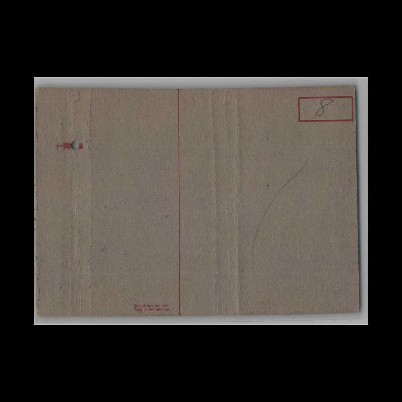 Romulus Army Air Field Matchbook Cover MI Romulus Army Air Field Matchbook Cover MI