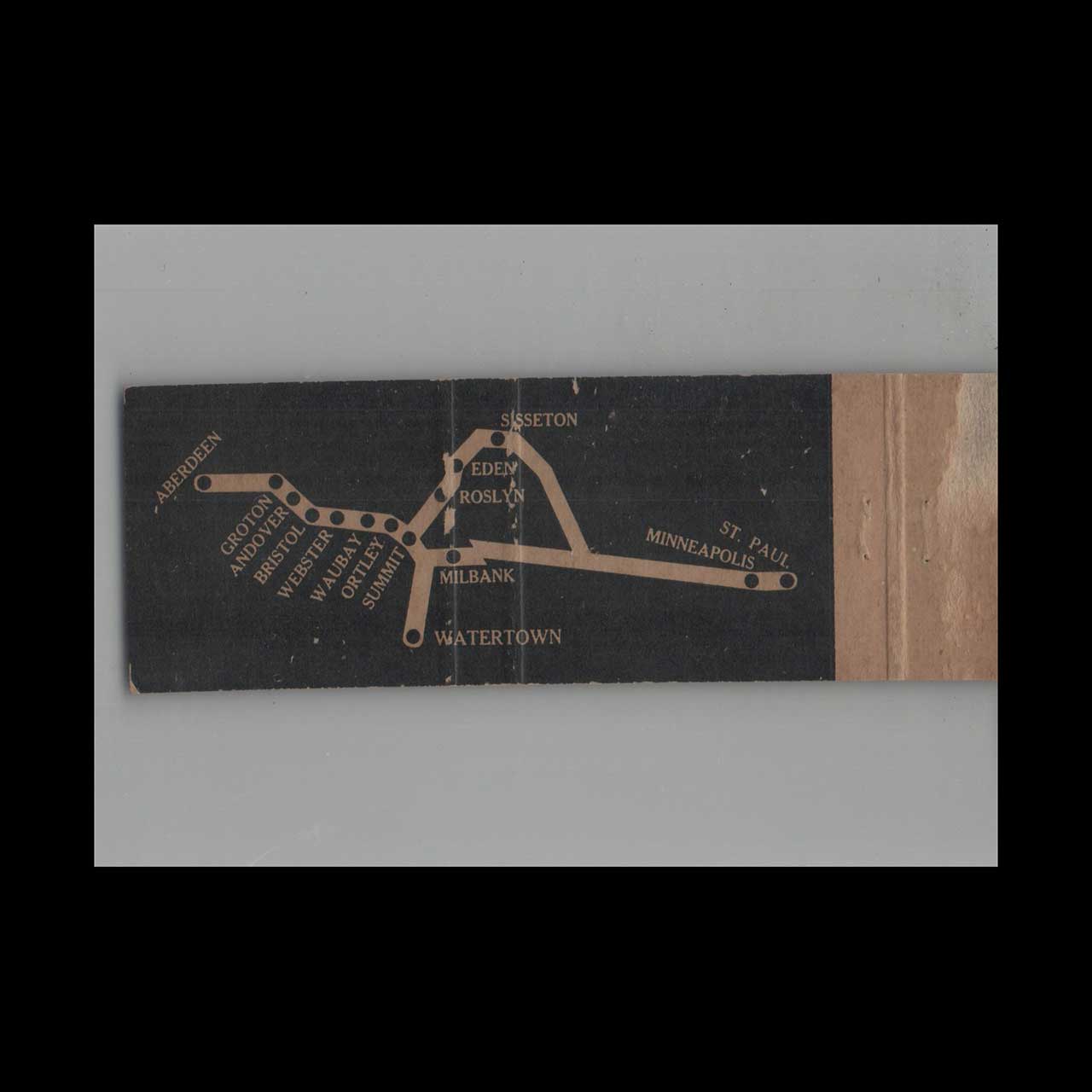 Hyman Transportation Co Matchbook Cover St Paul MN Hyman Transportation Co Matchbook Cover St Paul MN