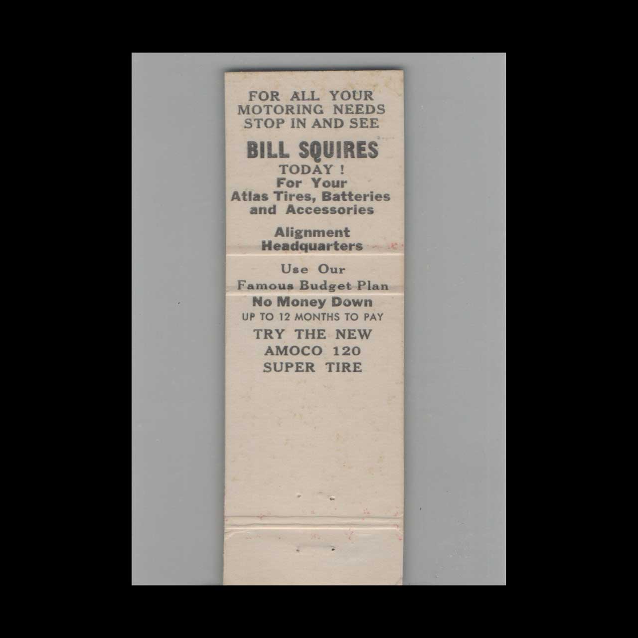 Matchbook Cover Bills Standard Super Service Tomah WI Matchbook Cover Bills Standard Super Service Tomah WI