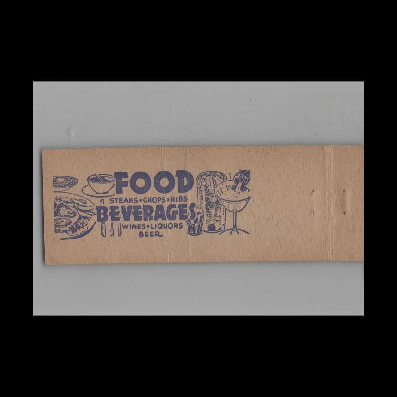 Matchbook Cover Park Hotel New Oxford PA Matchbook Cover Park Hotel New Oxford PA