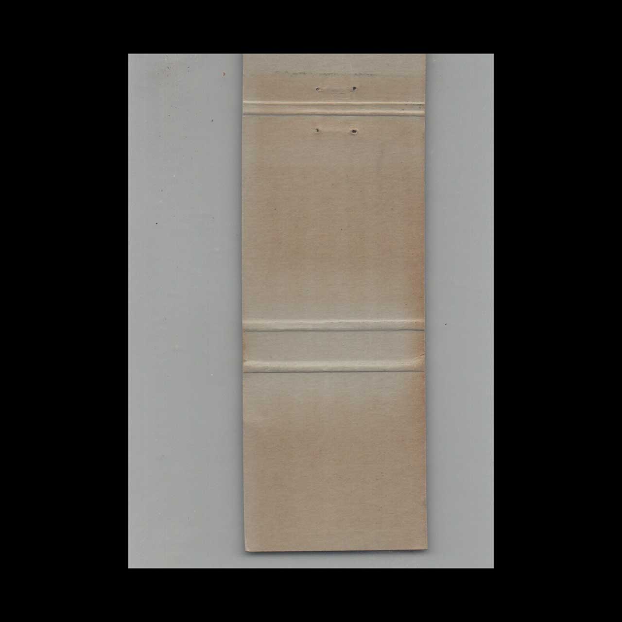 The Castaway Yacht Club Matchbook Cover The Castaway Yacht Club Matchbook Cover