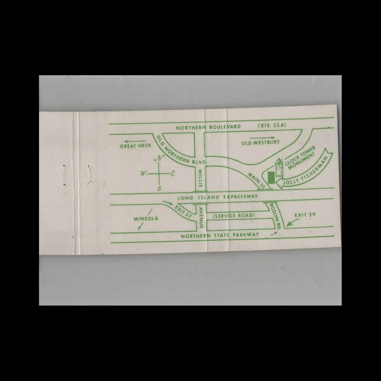 The Jolly Fishermans Restaurant Roslyn NY Matchbook Cover The Jolly Fishermans Restaurant Roslyn NY Matchbook Cover