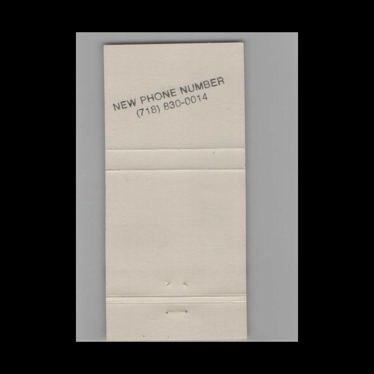 Le Capon Restaurant Rego Park Matchbook Cover Le Capon Restaurant Rego Park Matchbook Cover