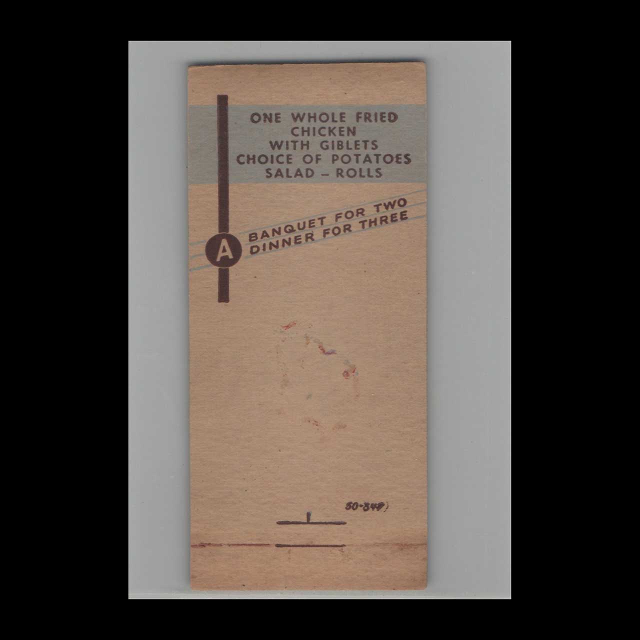 The Flying Chicken Restaurant Denver Matchbook Cover The Flying Chicken Restaurant Denver Matchbook Cover