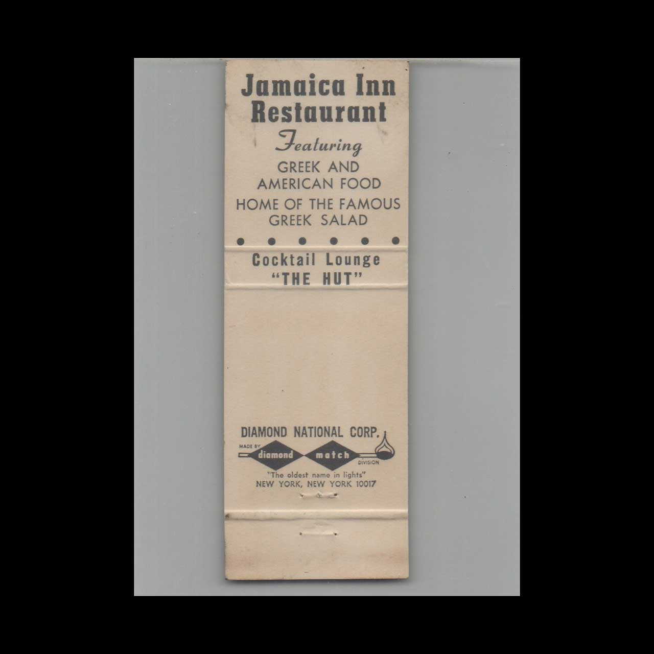 Matchbook Cover Master Host Jamaica Inn Orlando FL Matchbook Cover Master Host Jamaica Inn Orlando FL
