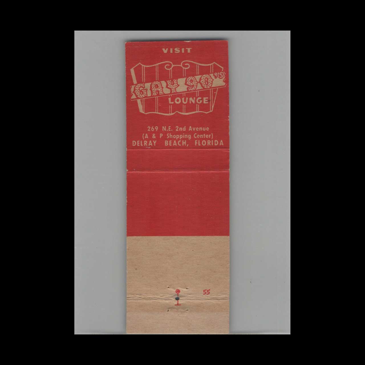 Matchbook Cover Clover Liquors Delray Beach FL Matchbook Cover Clover Liquors Delray Beach FL