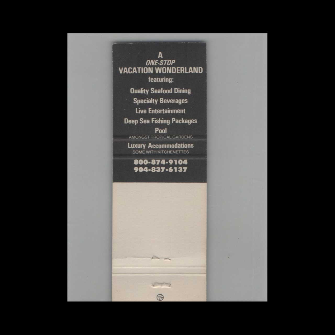 Matchbook Cover Sea Dome Inn Delray Beach FL Matchbook Cover Sea Dome Inn Delray Beach FL