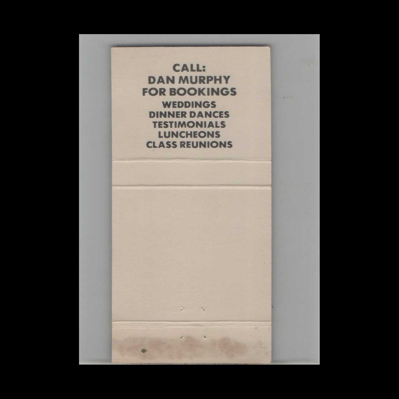 BPOE Elks Lodge 2091 San Francisco Matchbook Cover BPOE Elks Lodge 2091 San Francisco Matchbook Cover