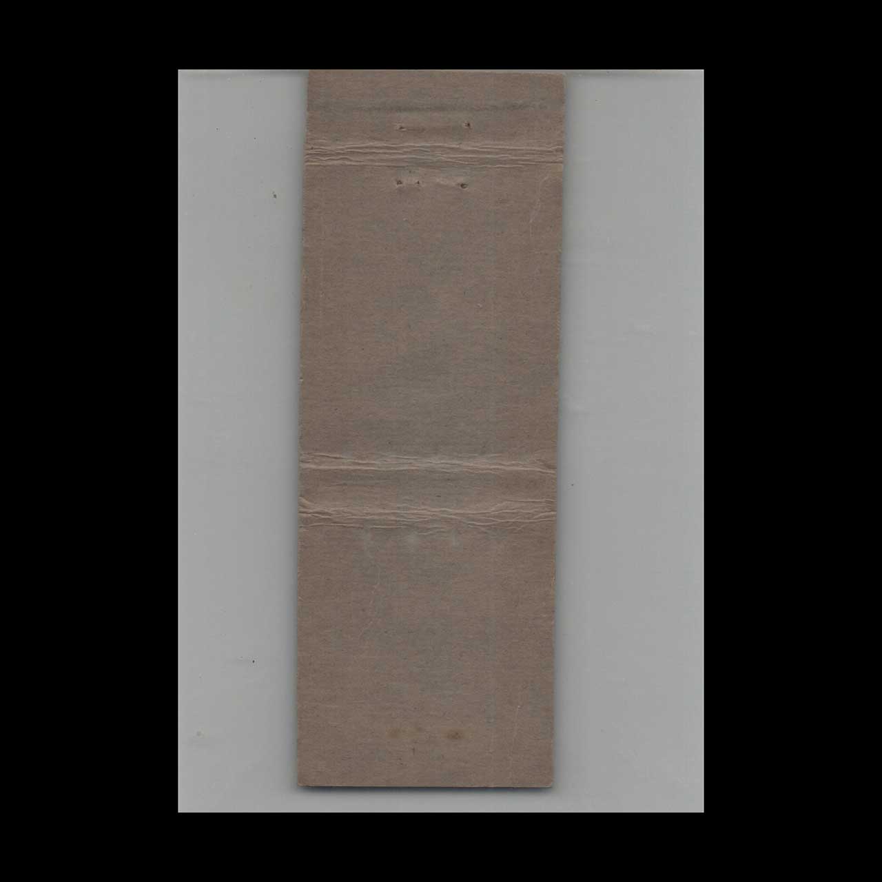 Full Length Matchbook Cover Hotel Augusta Fairmont MN Full Length Matchbook Cover Hotel Augusta Fairmont MN