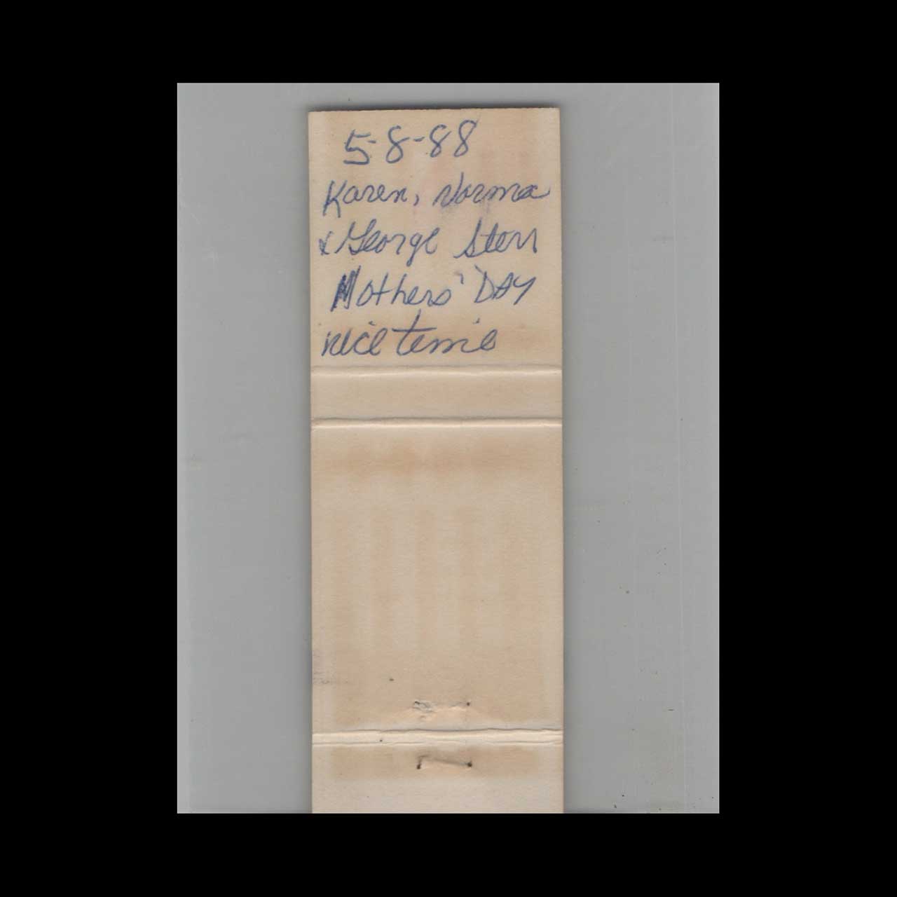 Rum Runner Bay Restaurant Matchbook Cover North Miami Beach Rum Runner Bay Restaurant Matchbook Cover North Miami Beach