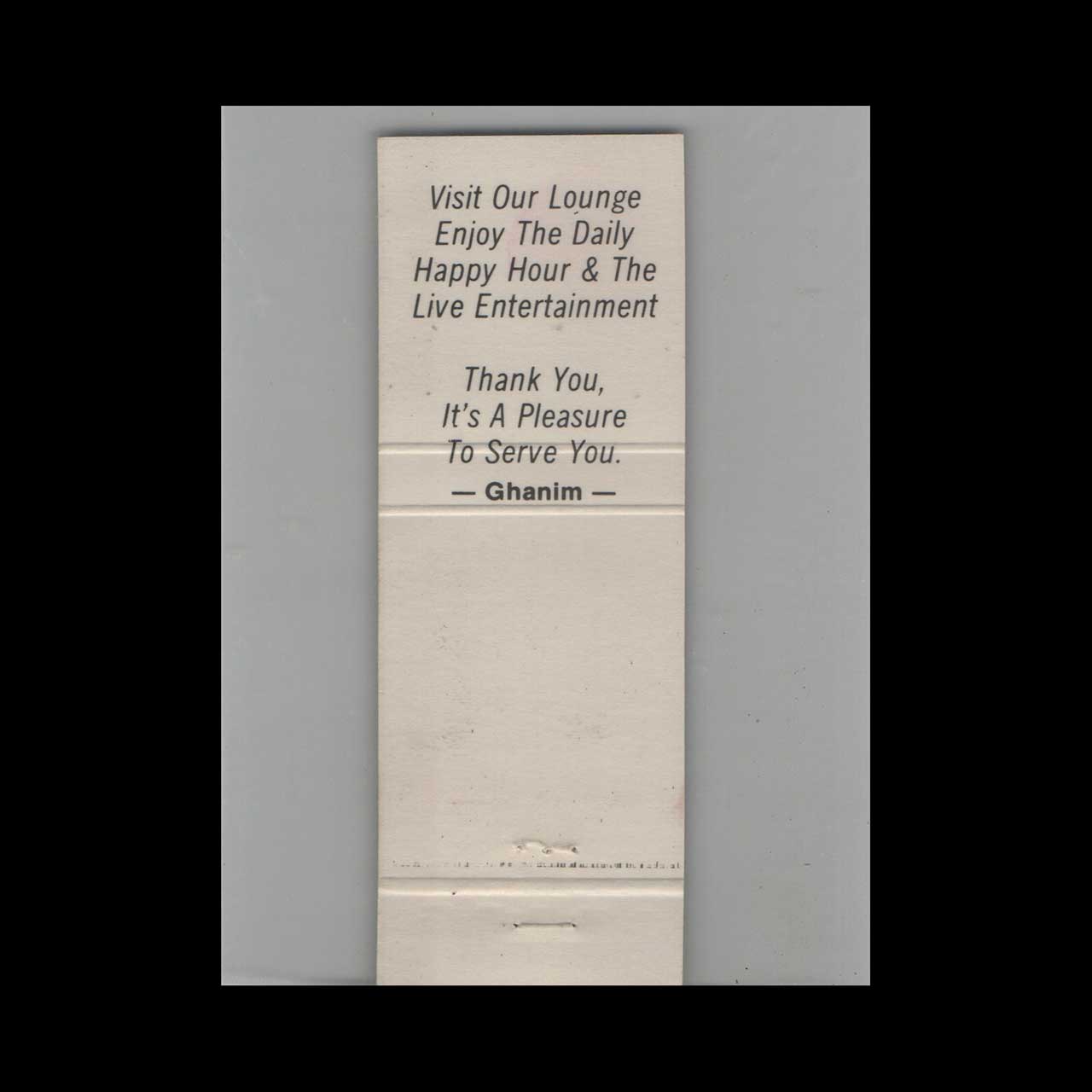 Black Angus Restaurant Matchbook Cover Okeechobee FL Black Angus Restaurant Matchbook Cover Okeechobee FL