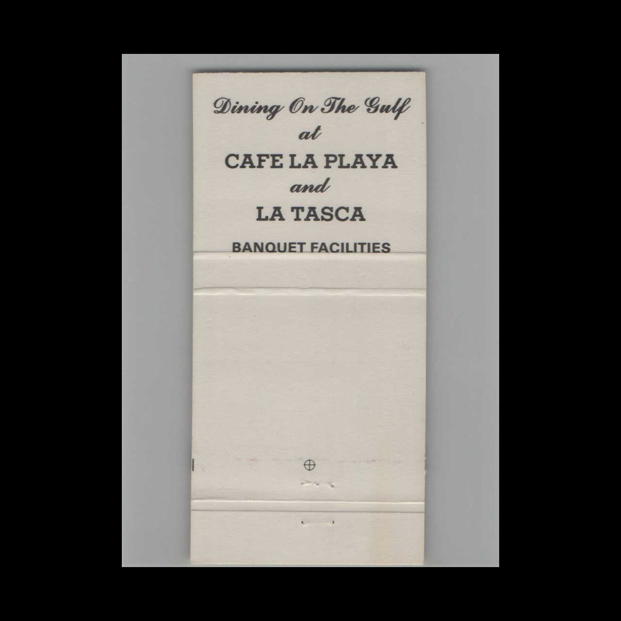 Matchbook Cover La Playa On The Beach Naples FL Matchbook Cover La Playa On The Beach Naples FL