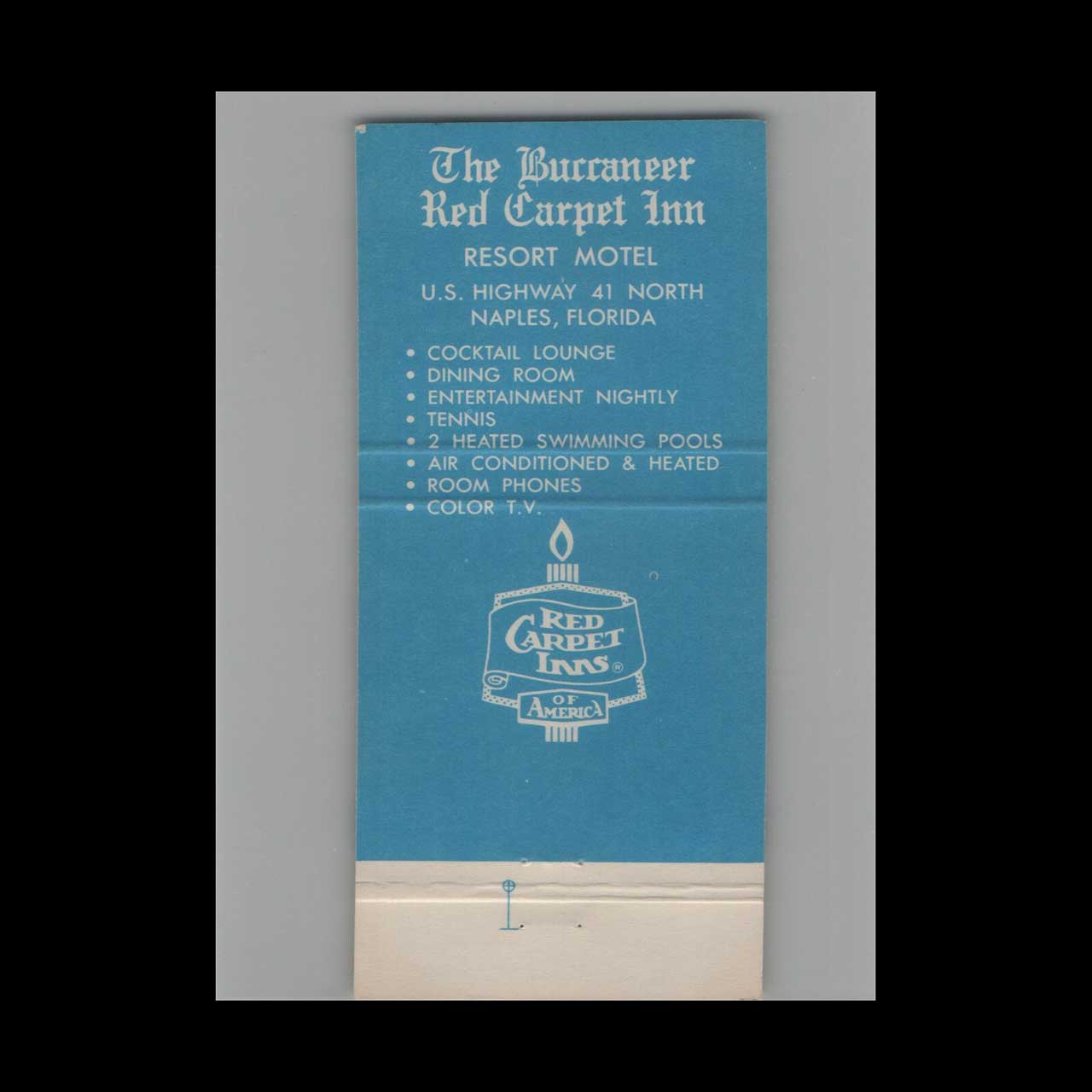 Matchbook Cover Inn Buccaneer Naples FL Matchbook Cover Inn Buccaneer Naples FL