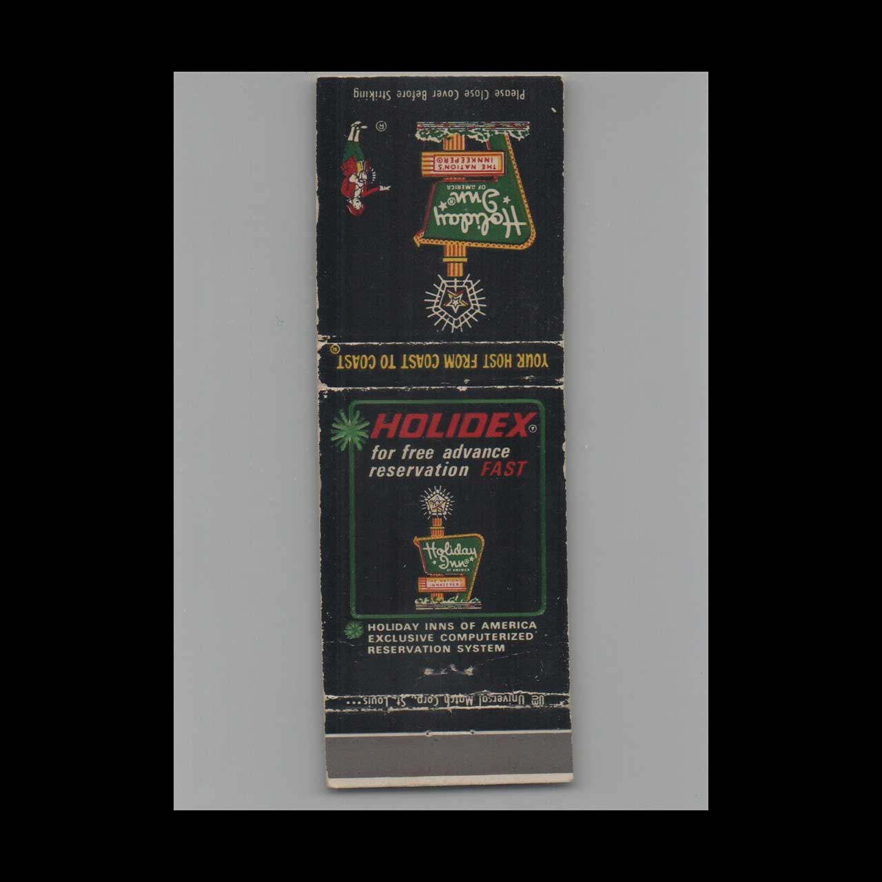 Matchbook Cover Holiday Inn Fort Lauderdale FL Matchbook Cover Holiday Inn Fort Lauderdale FL